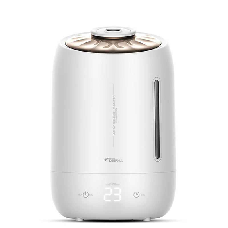 deerma air humidifier household air purifying capacity 5l mist maker timing with intelligent touch screen adjustable fog free global shipping