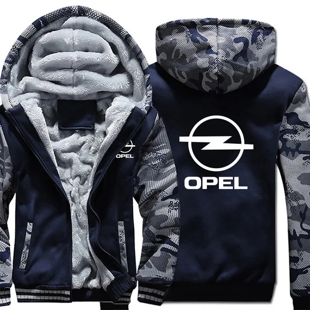 

2020 NEW winter male zipper Plus Size for Opel sweatshirt Thicken Fashion coats Large size Tops male casual jackets