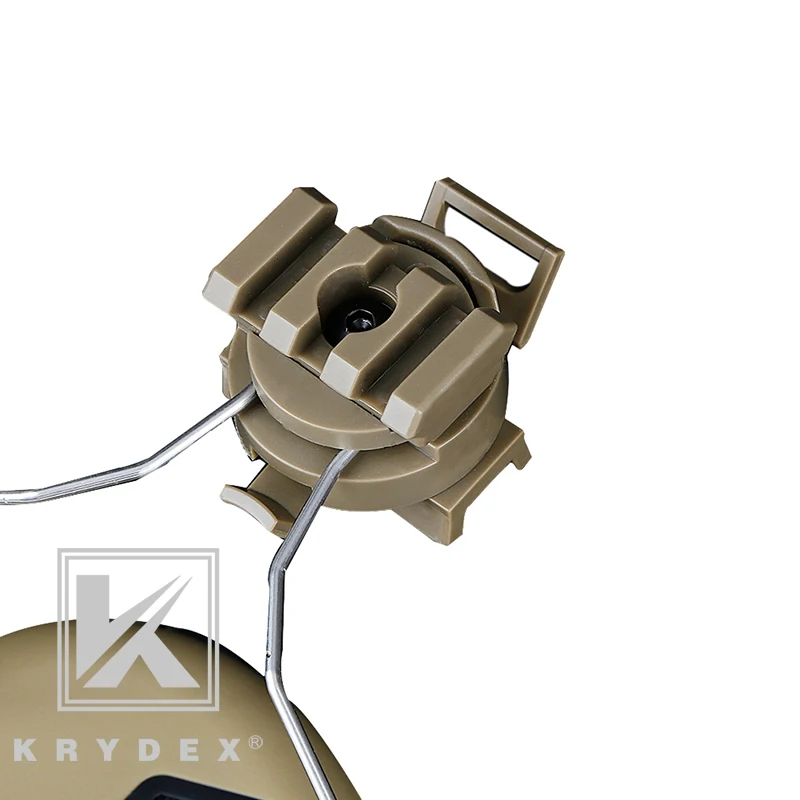 KRYDEX Peltor Comtac наушники для связи W/ Rail Adapter быстрого шлема тактическая гарнитура +