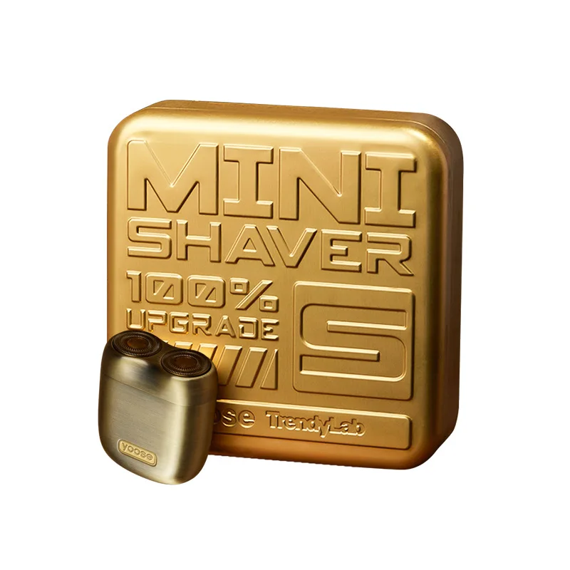 

New Yoose Mini Electric Rechargeable Shaver 2 Floating Head Portable Waterproof Razor Shaver USB alloy Mens Beard Trimmer Travel