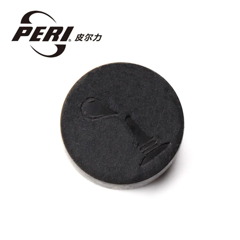 Цельнокроеные наконечники для бильярдного кия PERI Black Ice Tip s m H 14 мм