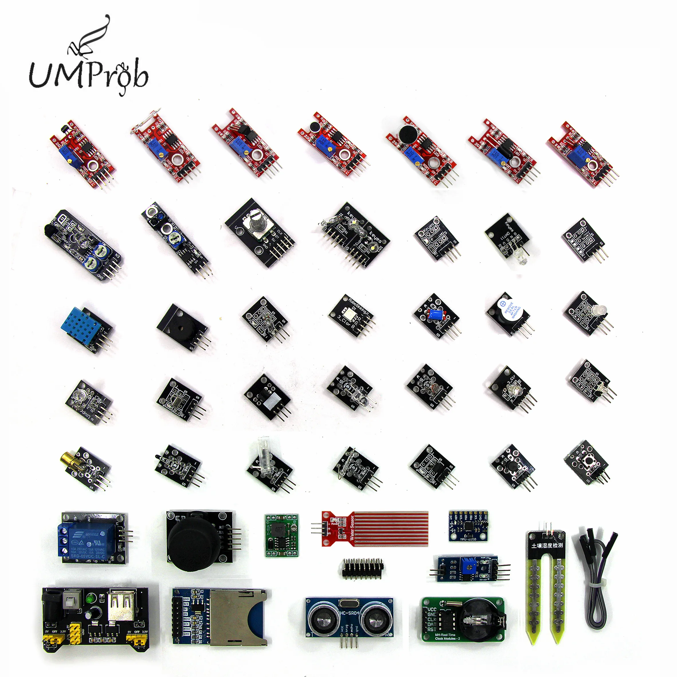 

45 in 1 Sensors Modules Starter Kit for arduino, better than 37in1 sensor kit 37 in 1 Sensor Kit