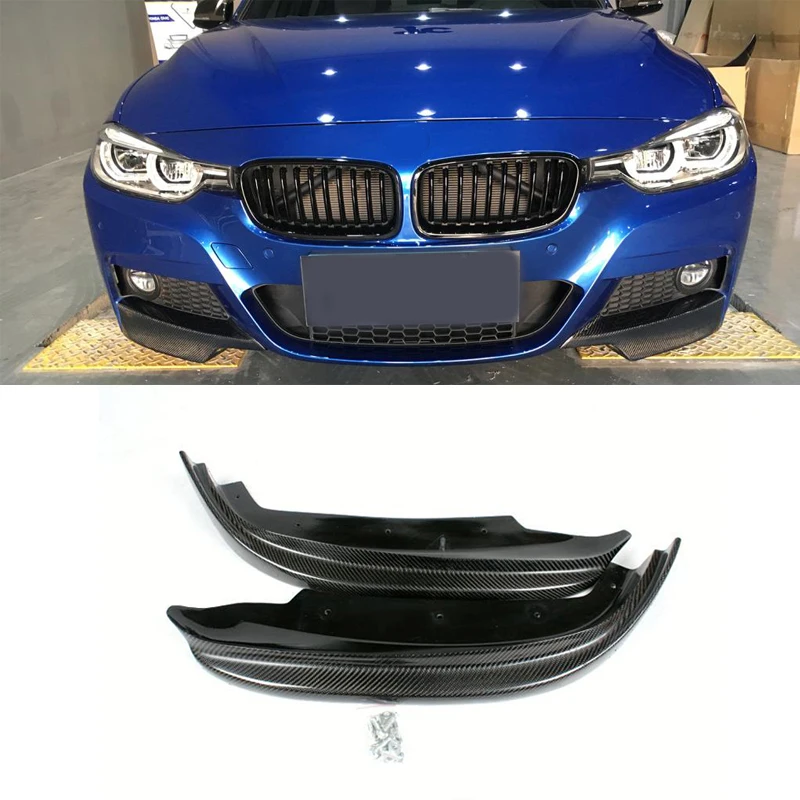 Разветвители для переднего бампера BMW F30 320i 328i 335i Standard Sedan 4 Door 12 15|front lip|lip splitterlip front
