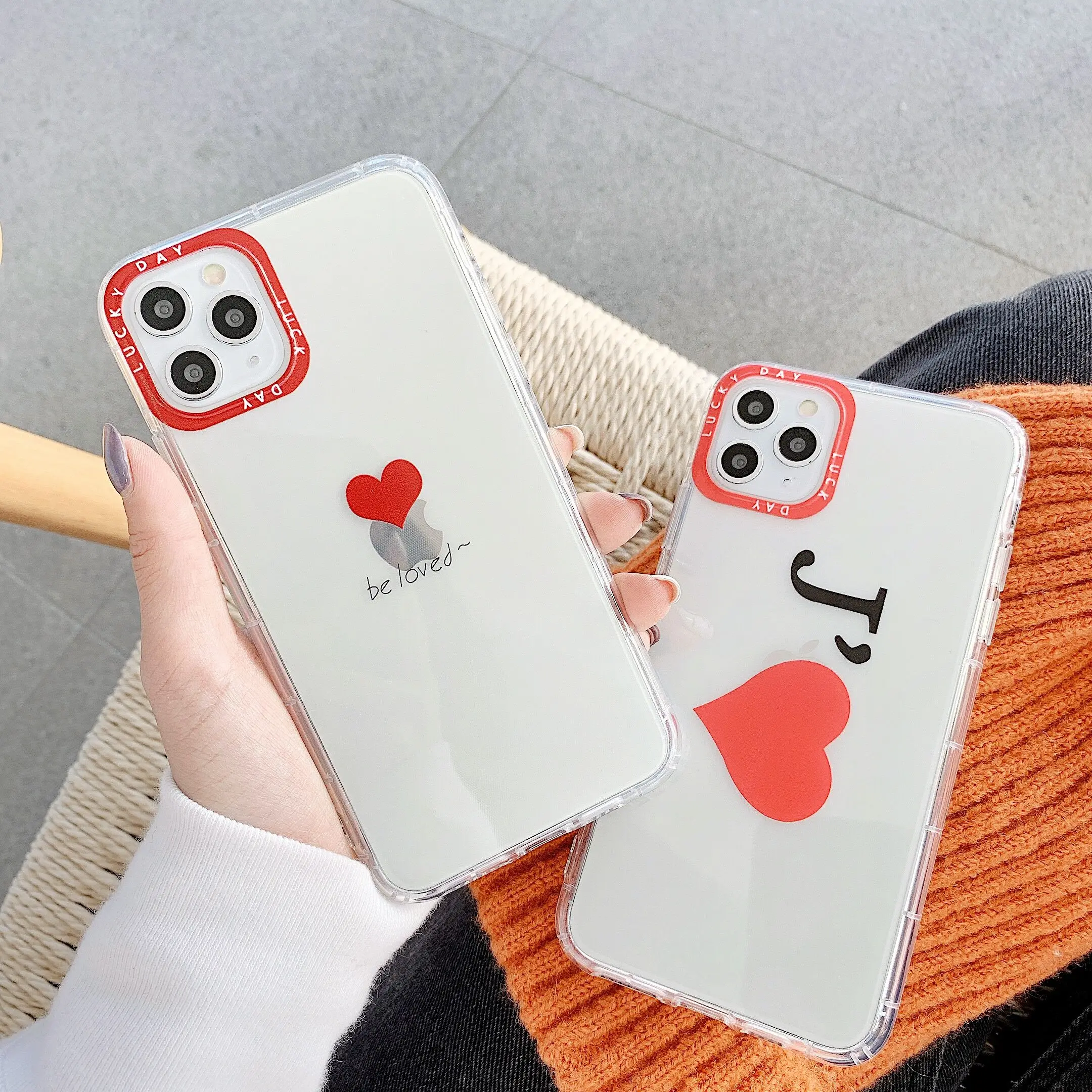 

Heart of hearts for iphone11ProMax mobile phone case 7/8plus x xsmax xr protective cover