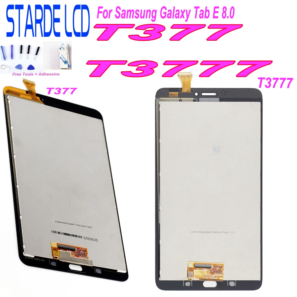 

Сменный ЖК-дисплей Starde для Samsung Galaxy Tab E 9. 0 T377 T3777, ЖК-дисплей с сенсорным экраном и дигитайзером в сборе
