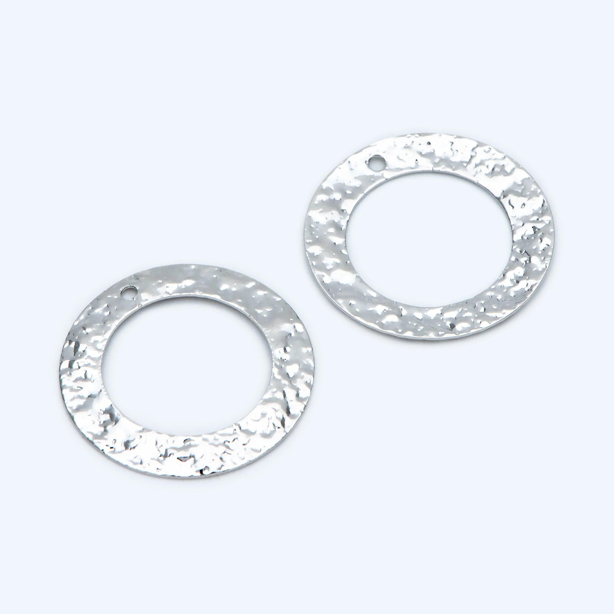 

10 шт., серебристые Круглые бриллианты диаметром 21 мм, латунь с родиевым покрытием, геометрические подвески-бриллианты