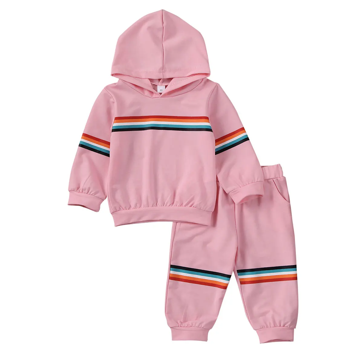 Модные детские спортивные костюмы для маленьких девочек спортивная одежда в