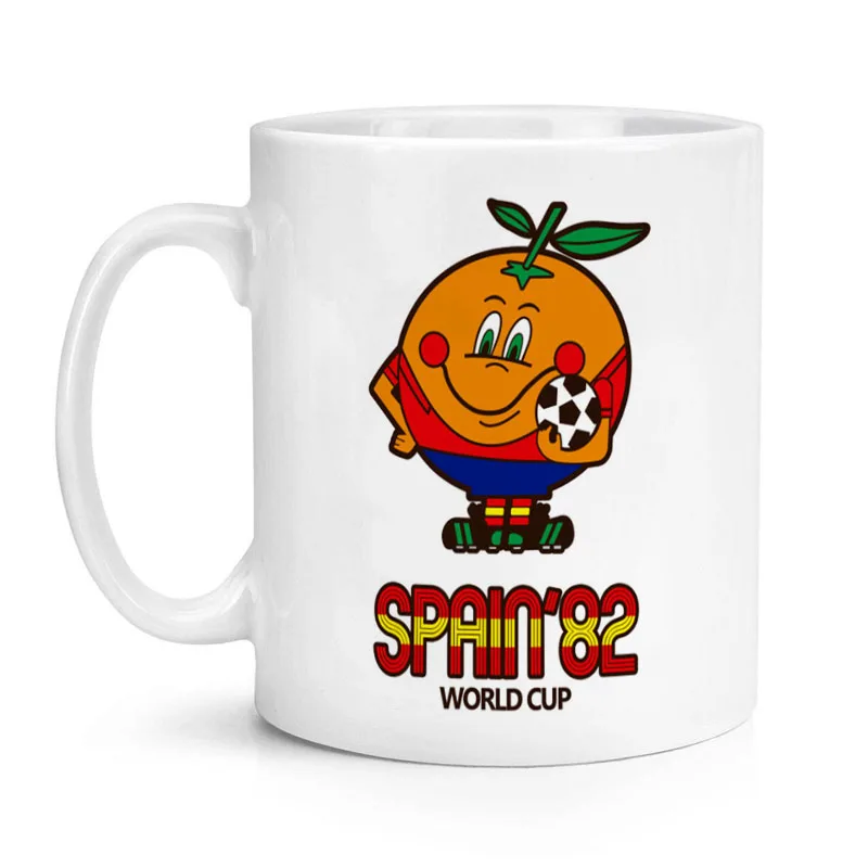 Испания 82 1982 naranjito футбол кальцио мировой оранжевый кофе керамическая чашка