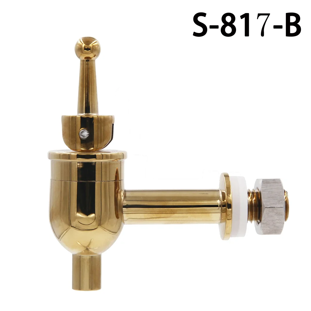 Gold Brass Fanda пивной кран из дуба кран бочонка пищевой фруктовый сок машина для рисования пива питьевой смеситель клапан высокого качества FD-S-817 - Цвет: Gold Brass