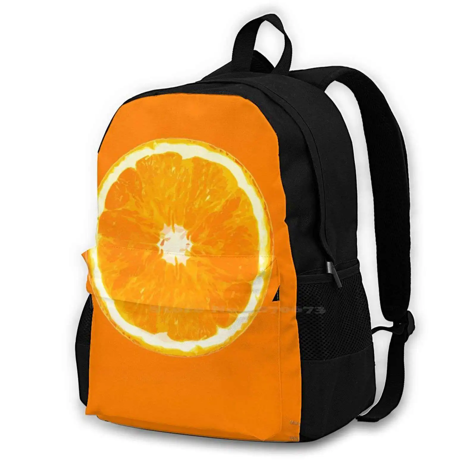 

Orange Slice Digital Painting Backpack For Student School Laptop Travel Bag Fruit Citrus Citrus Fruit Citrus Fruits Orange