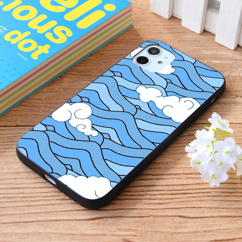 

For iPhone Urokodaki Pattern Demon Slayer Soft TPU border Apple iPhone Case