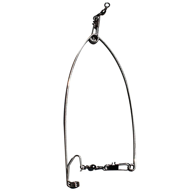 

Automatic Fishing Hook Trigger Stainless Steel Spring Fishhook Bait Catch Catapult Automatically Fishing Device Accessories