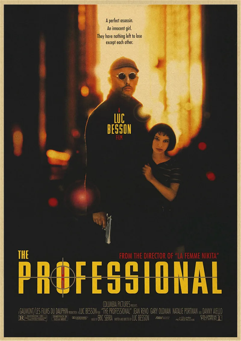 Наклейка на стену киллер не слишком холодный винтажная крафт-бумага - купить по