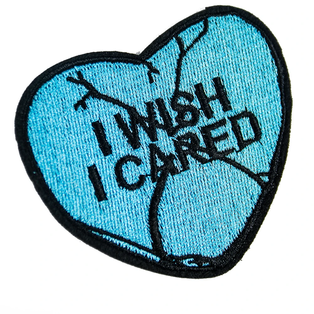 Тканевый значок с вышивкой в форме сердца украшения для обуви одежды и упаковки