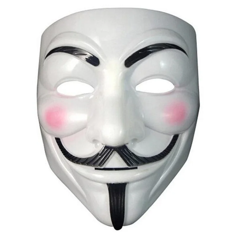 Маска Вендетта V маски Fawkes Vendetta командная розовая искусственная маска