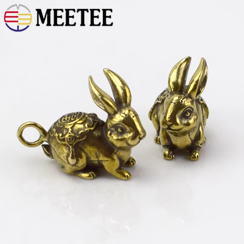 Meetee 1 шт./2 шт. 26x21мм Чистая латунь Висячие пряжки брелок кулон DIY ручное