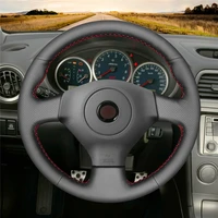 diy anti slip wear resistant steering wheel cover for subaru impreza wrx wrx sti 2005 2007 car interior decoration