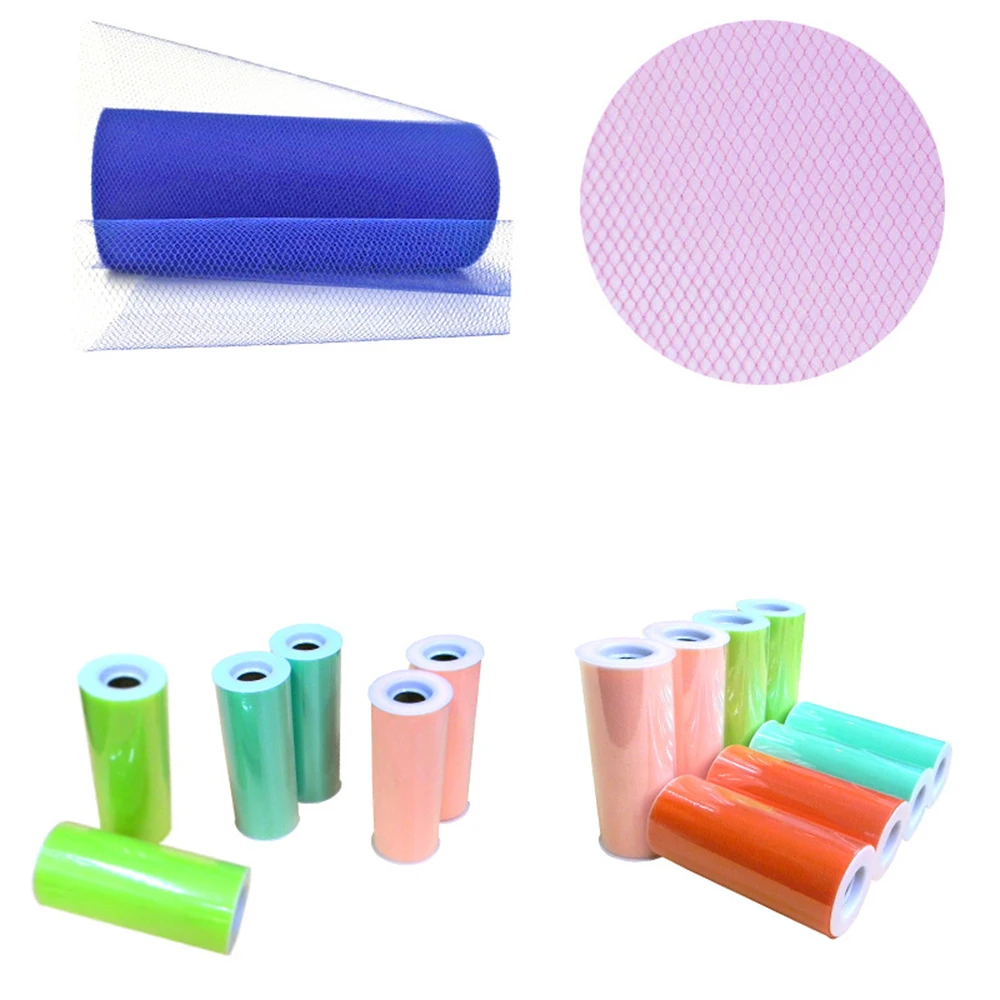 Тюль 15 см 25 ярдов рулон ткани катушка пачка свадебное украшение детский душ из