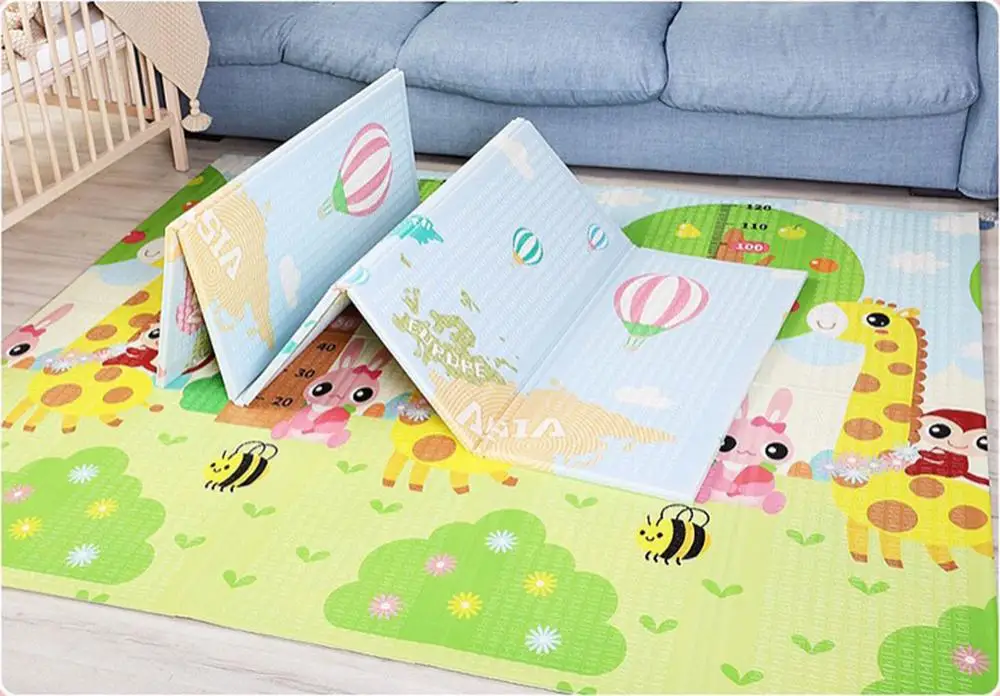 

Детский игровой коврик-пазл, складной коврик для ползания, водонепроницаемый, XPE, мягкий, игровой, развивающие игрушки