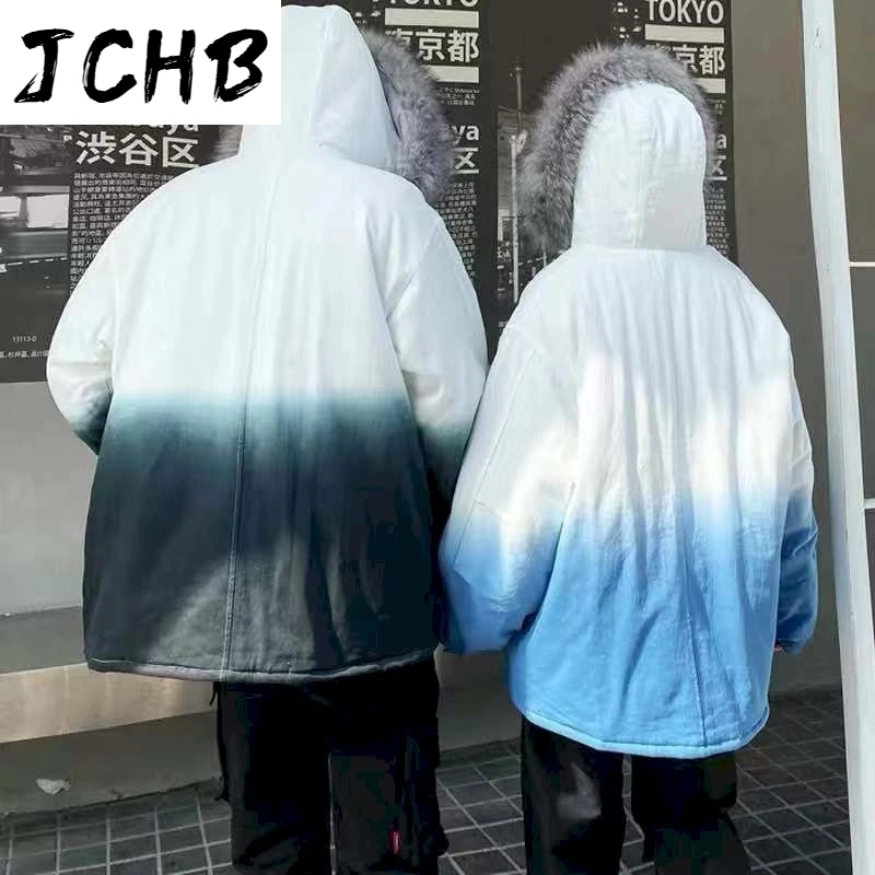 

2021 Jackets for Women Winter Clothes Goth Woman Jacket Plus Size Clothing Hooded Cotton Thicken Tops Couple Coat Korean Fashion