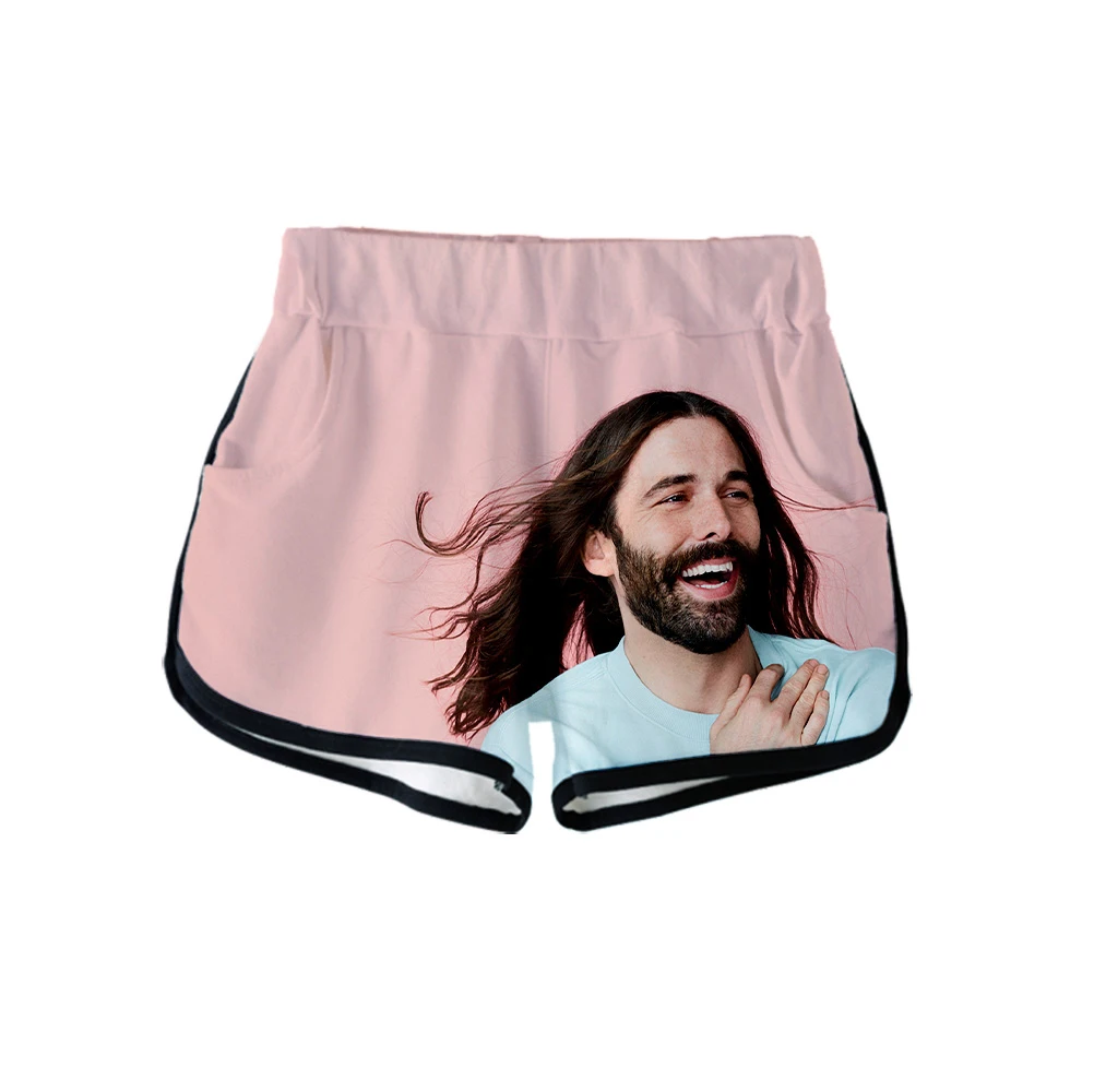 

2021 New jonathan van ness 3D Print Summer Shorts Women Casual Lady Hot Sale Sexy Pants