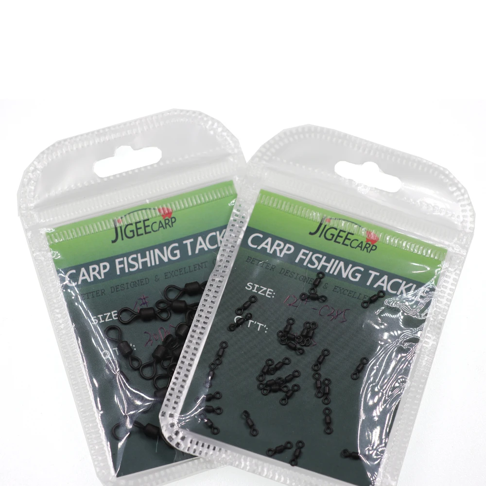 30 шт. рыболовные Вертлюги для ловли карпа|Коробки рыболовной снасти| |