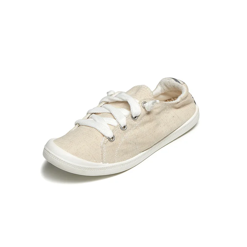 

2021 new flat bottom women's cloth shoes women's breathable comfortable casual students flat-bottom lace-up casual shoes shoes