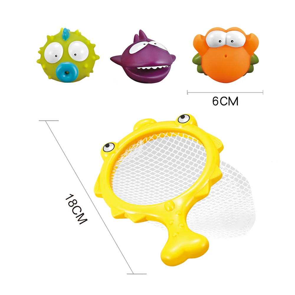 8 шт. детские игрушки для ванной воды детей забавные ванны игры в рыбалку