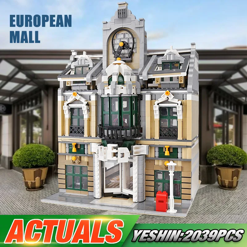 

New 0922 City Streetview Building Compatible With 10211 Grand Emporium Set Building Blocks Bricks Assembly Kids Birthday Gifts