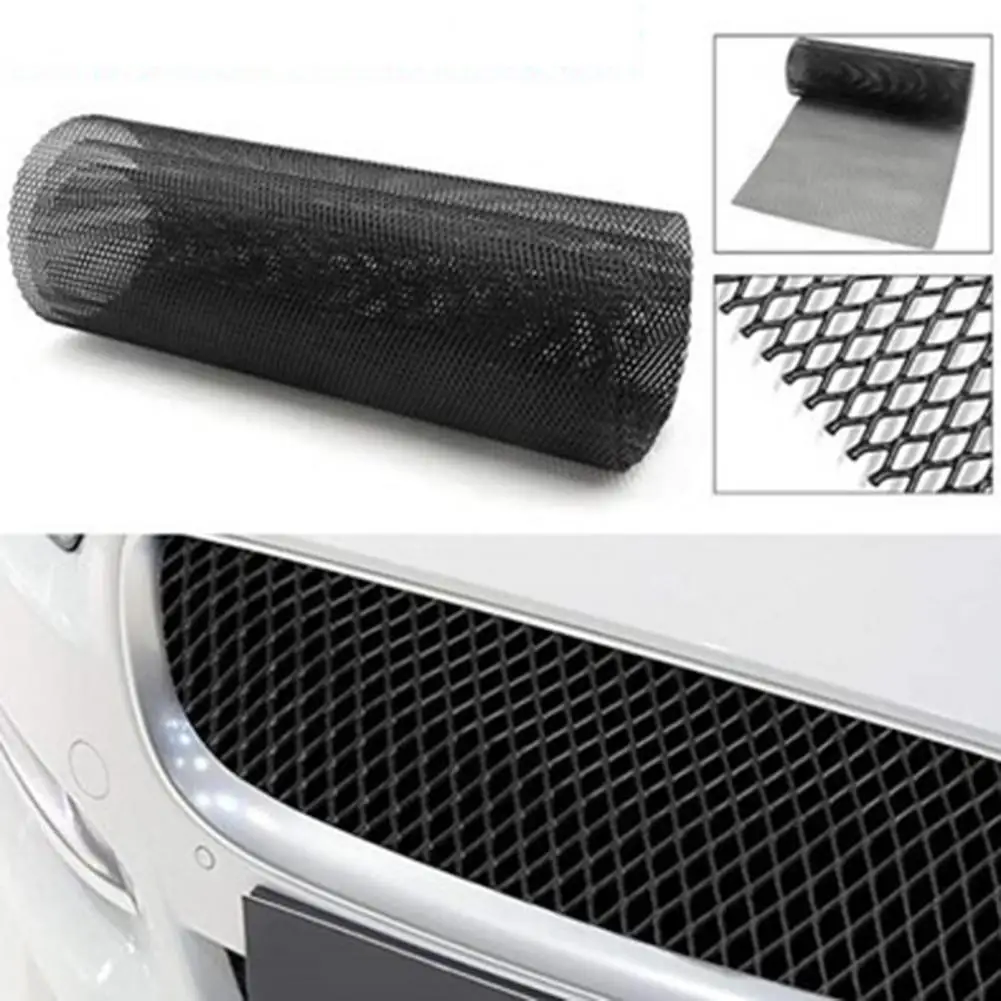 

Auto Aluminum Front Bumper Grid Grille 6x12mm Diamond Grid Vehicle Grille Grid Exterior Protection Tool