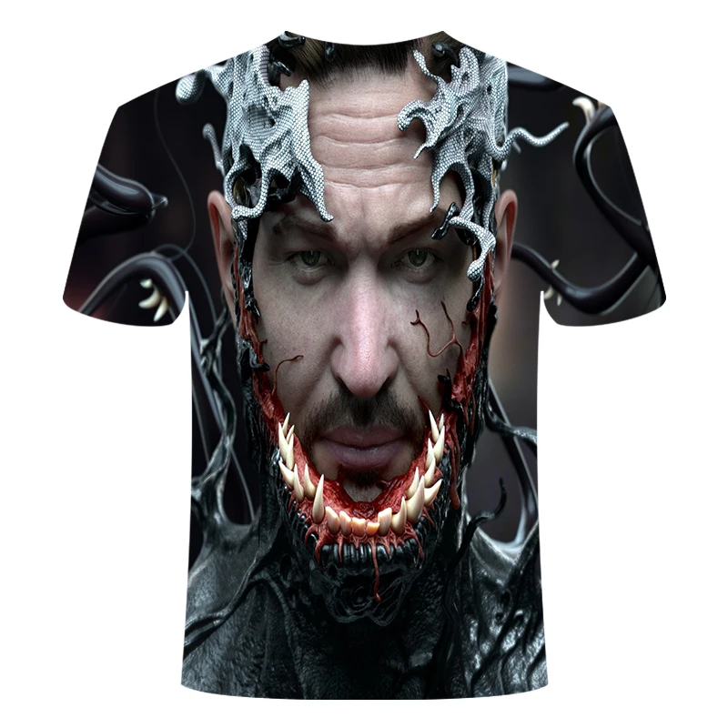 New Men/women T Shirts Venom Compression Shirt 3D Printed Summer Short Sleeve avenger sweatshirt gym hiphop large size 6XL