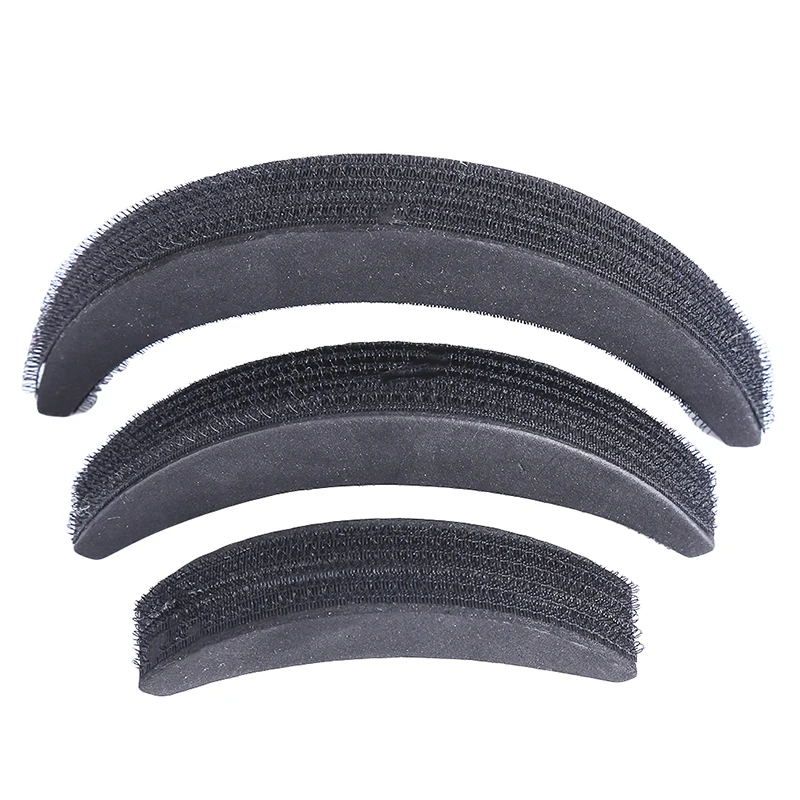 3 шт./компл. разные размеры пушистый полумесяц клипса паста корень волосы