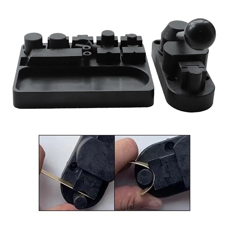 

R58E Ring Bending Tool Repairman Bracelet Bender Copper Silver Gold Strip Bending Tools for Jewelry Making