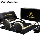 Солнцезащитные очки в стиле стимпанк для мужчин и женщин UV-400, поляризационные, в винтажном стиле, дизайнерские, для путешествий, топ 2021