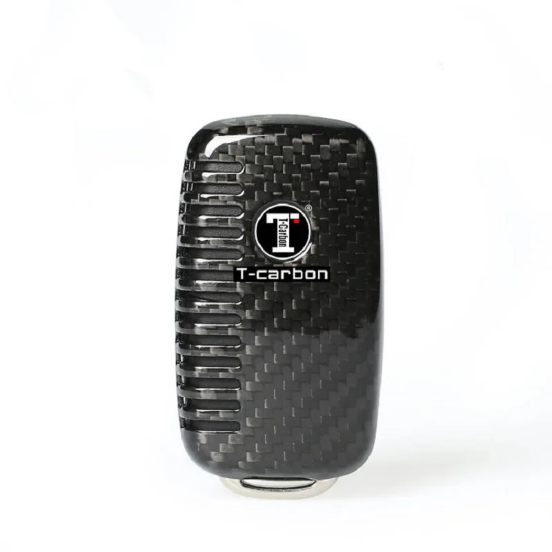 Чехол для ключей автомобиля из углеродного волокна для VW Golf Bora Jetta POLO GOLF Passat Skoda Octavia A5 Fabia SEAT Ibiza Leon защита автомобиля