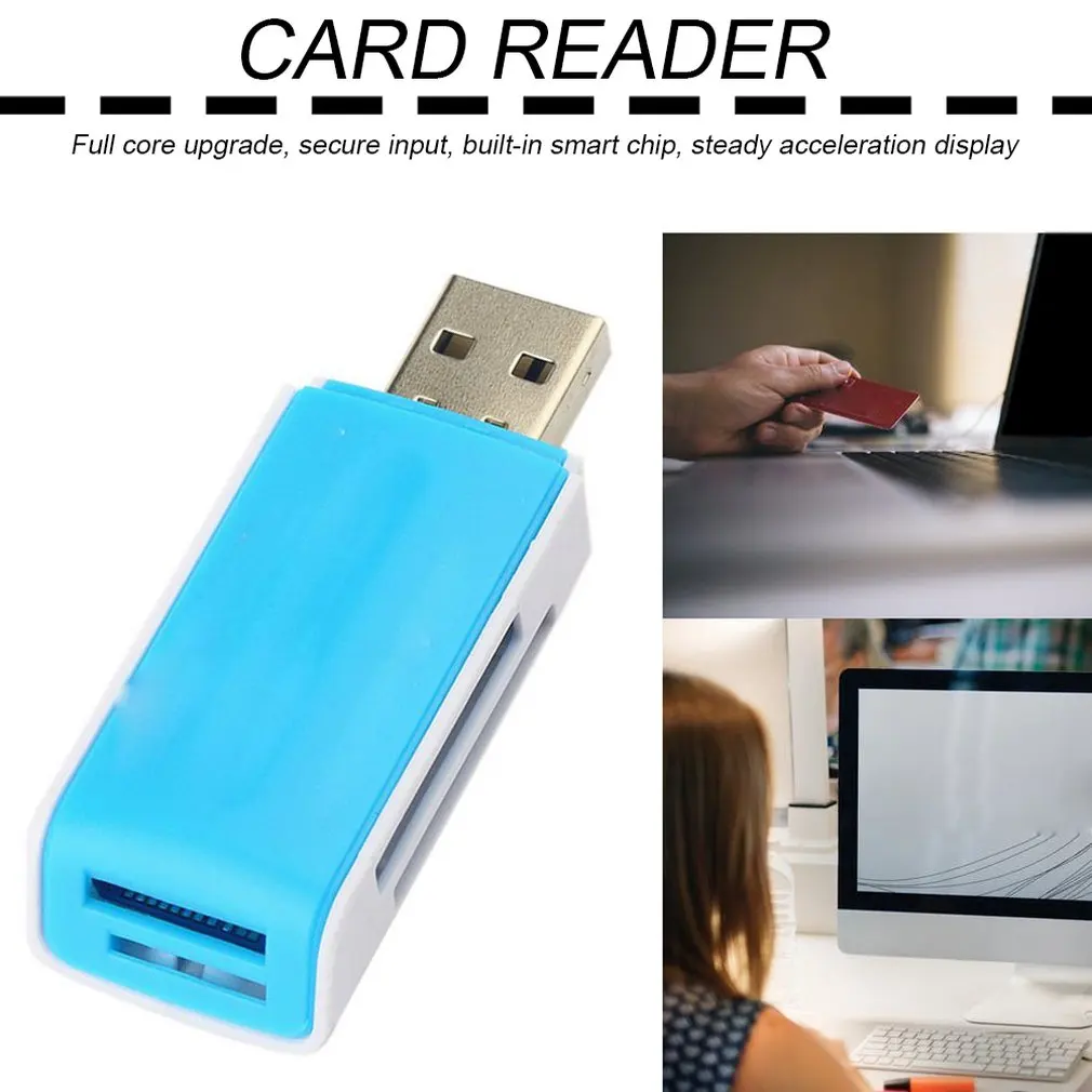Все в 1 USB 2,0 мульти карта памяти ридер адаптер разъем для SD TF M2 MS