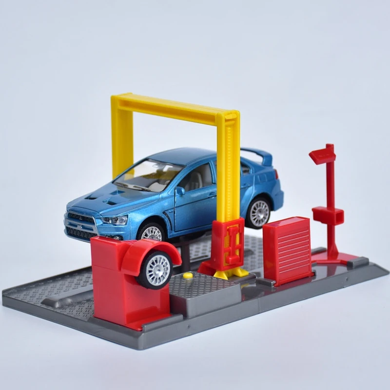 Новая станция для ремонта гоночного автомобиля в масштабе 1:32 игрушечный набор