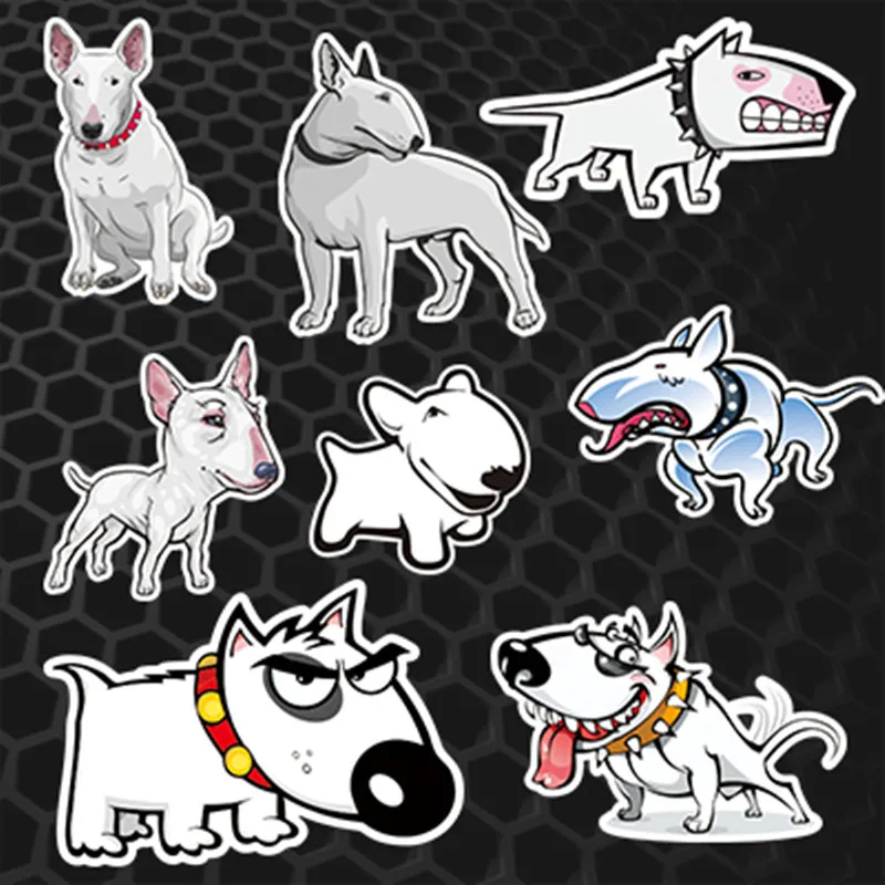 Бульдог защитный чехол для телефона автомобильные наклейки Семья друзей питомец