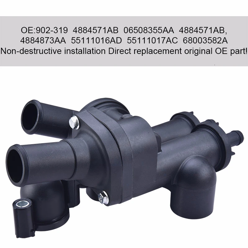 Корпус термостата охлаждающей жидкости двигателя полный комплект для Chrysler 200