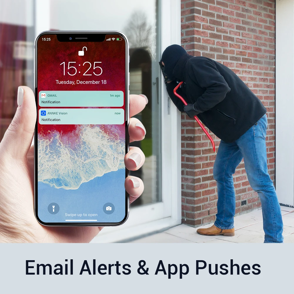 annke 1x c500 5mp poe ip camera outdoor indoor weatherproof security network bullet home ip camera with 100ft exir night vision free global shipping