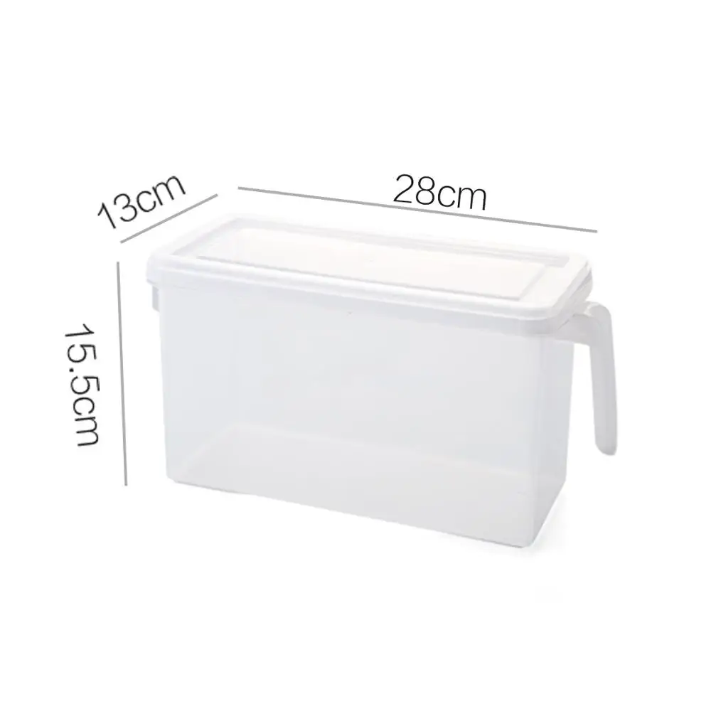 Кухонные большие пластиковые банки для хранения прозрачный холодильник фруктов