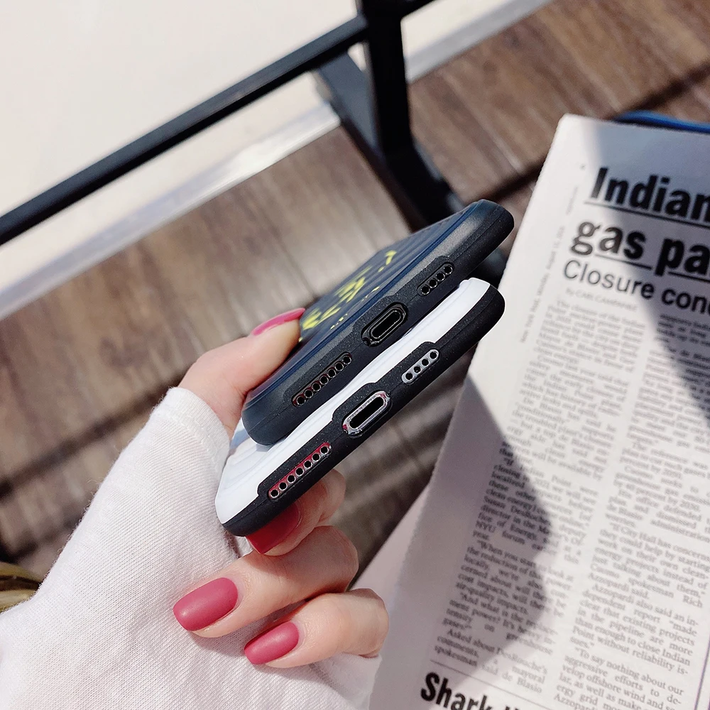 

CHEERYMOON W Series Lucky Nice Smiley For iPhone 11 Pro Max iPhone7 XS Max XR XSMAX X 7 8 Plus Protective Shell Case Cover