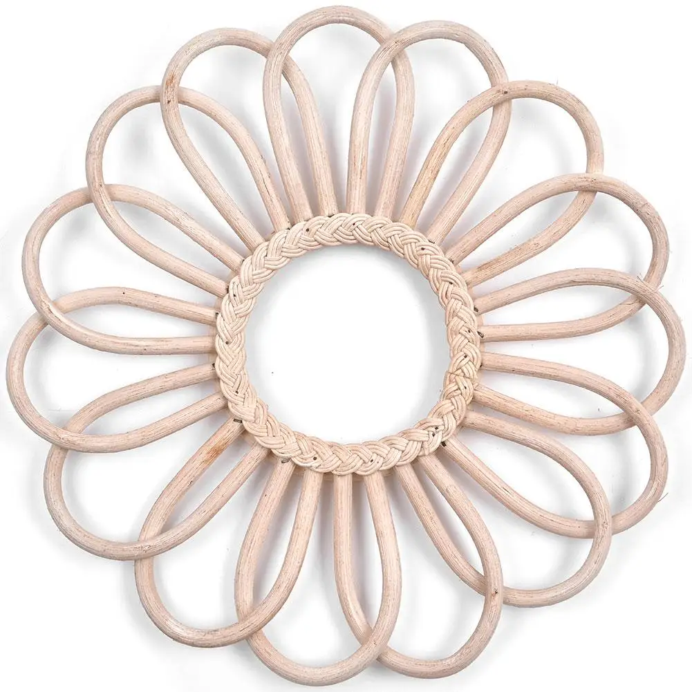 Винтажное круглое декоративное настенное зеркало богемная декоративная