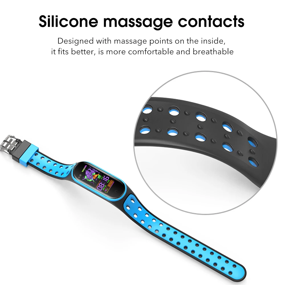 Mi Band 5 Silicone Strap Bracelet For Xiaomi miband smart Wristband TPU Wrist Mi5 replacement Straps Accessories | Электроника