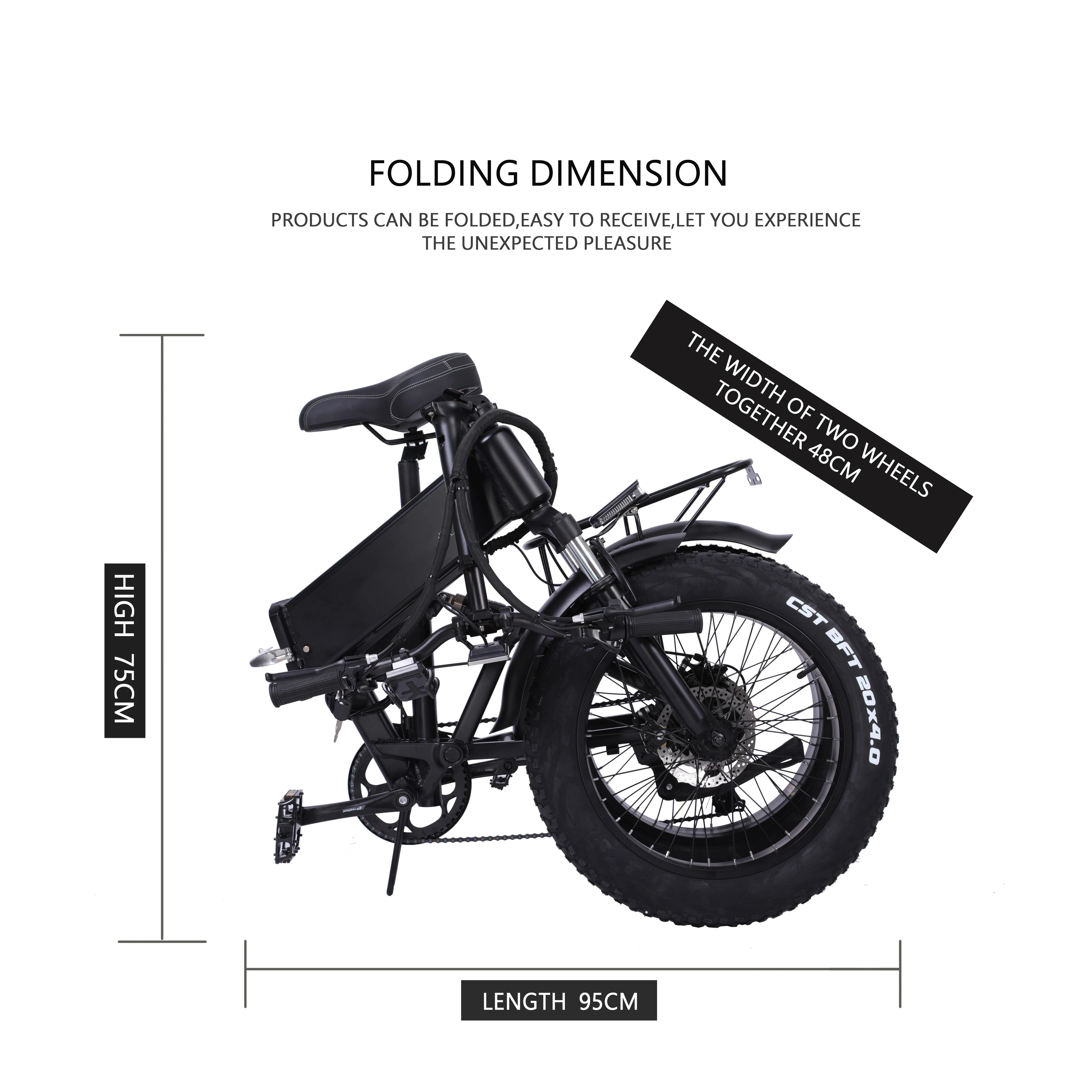 Verkauf Fett Bike Elektrische 20 Zoll Faltbare Elektrische Fahrrad 750W Ebike Große Berg Strand Fatbike Fetbike Fahrrad Moped Eu Lager 1000W
