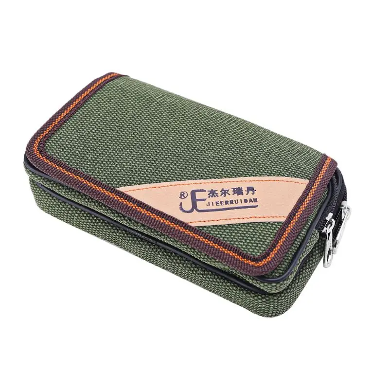 

Unisex Casual Smart Phone Case Zipper Waist Belt Bag Cover Card Pocket Bags