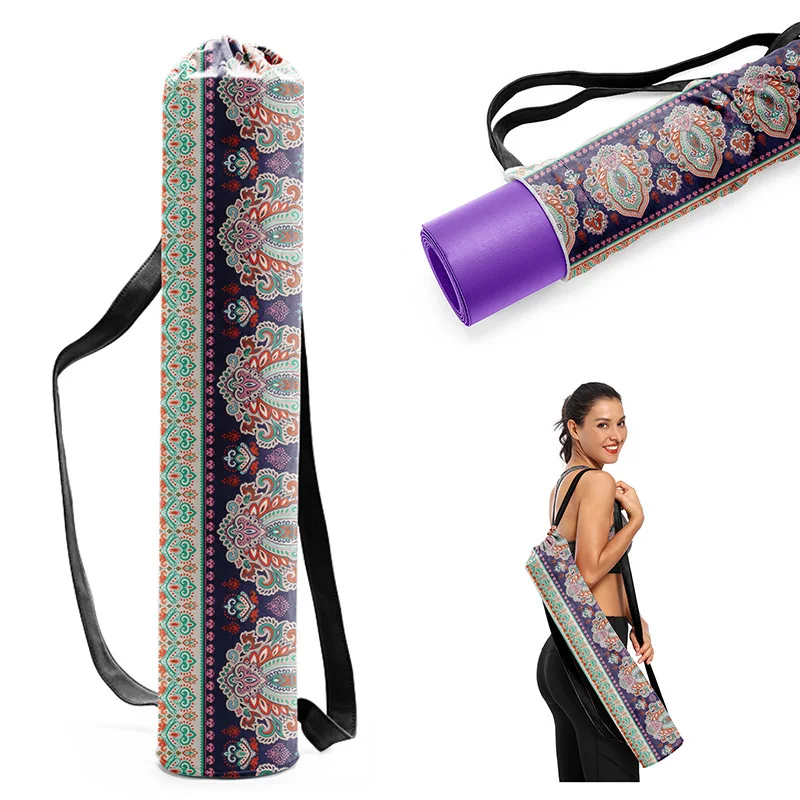 2021 Женская и мужская Портативная сумка для йоги спортивная фитнеса с принтом