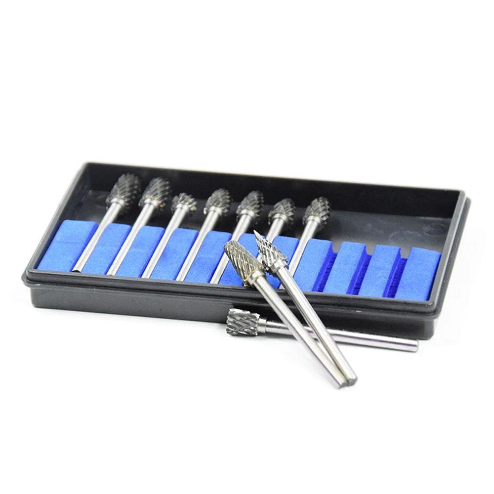 Набор шлифовальных головок из вольфрамовой стали 10 шт./компл.|Абразивные