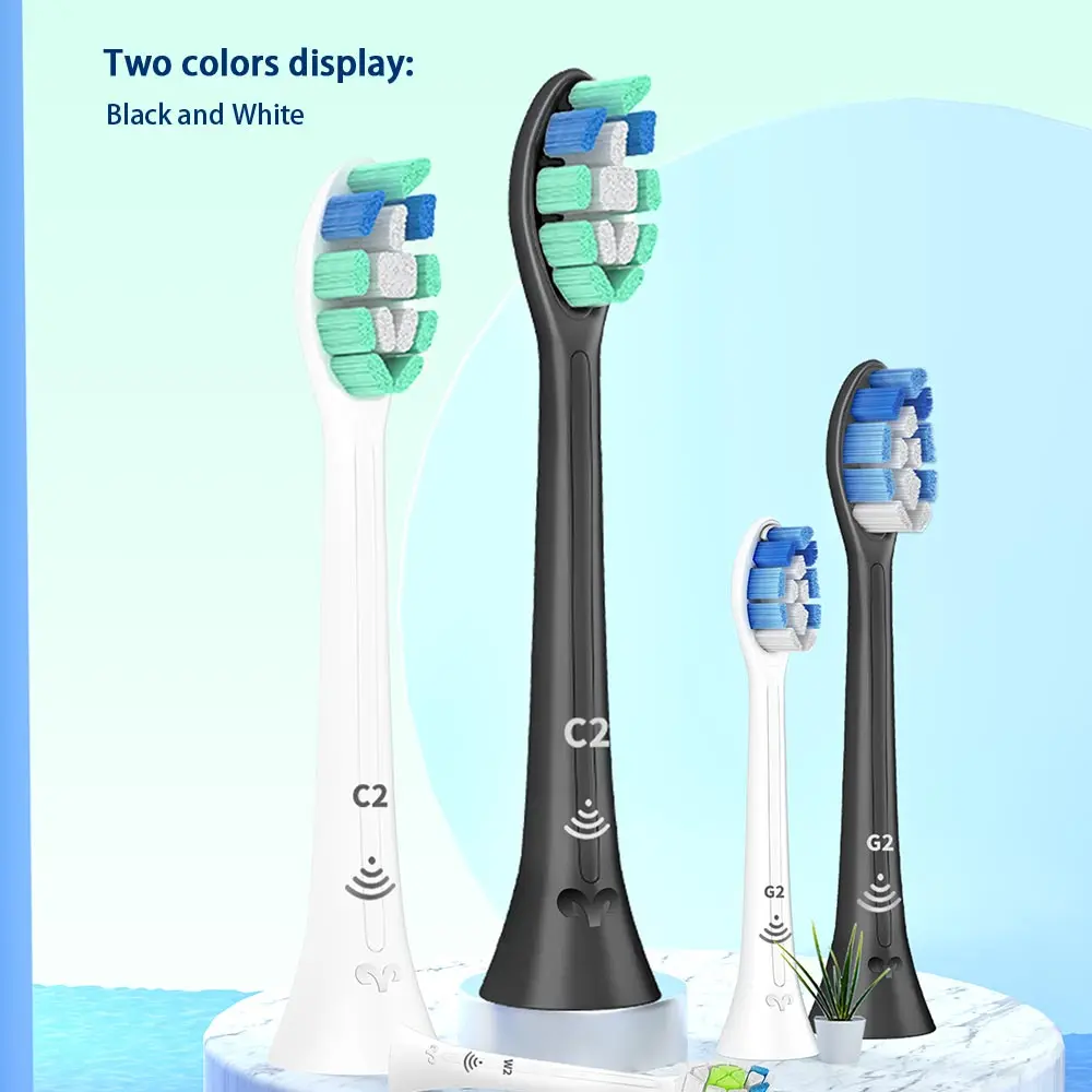 

Toothbrush Heads for Phillips Sonicare Electric Toothbrush Plaque Control HealthyWhite Gum Health FlexCare HX6064 HX9023 HX6066
