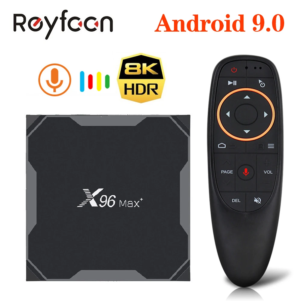 Смарт ТВ коробка Android 9 0 X96 Max Plus 4GB 64G 32G MAX X3 Amlogic S905X3 4 ядра 5G Wi Fi 1000 м 4K 60fps Media Player